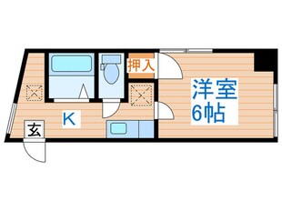 ハイツ八木山の物件間取画像